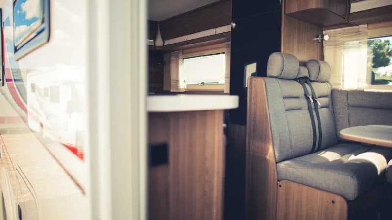 Innenraum eines Campingfahrzeuges